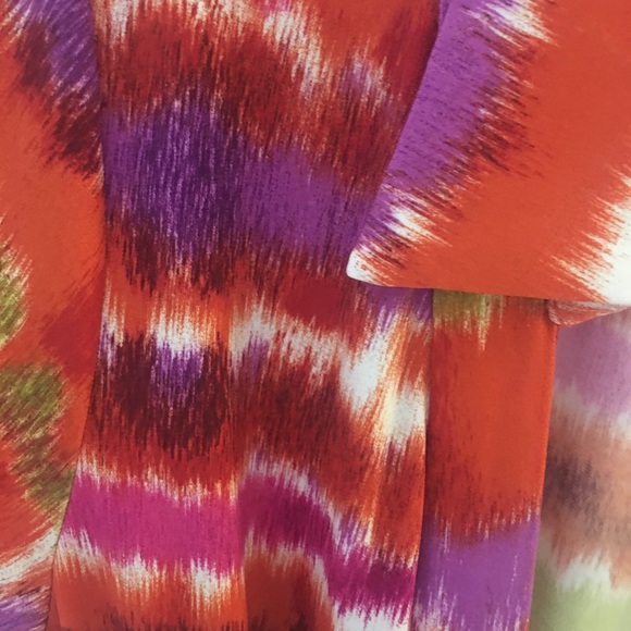 🎉HP🎉Calvin Klein Multi Colored Wrap Dress - Picture 6 of 9